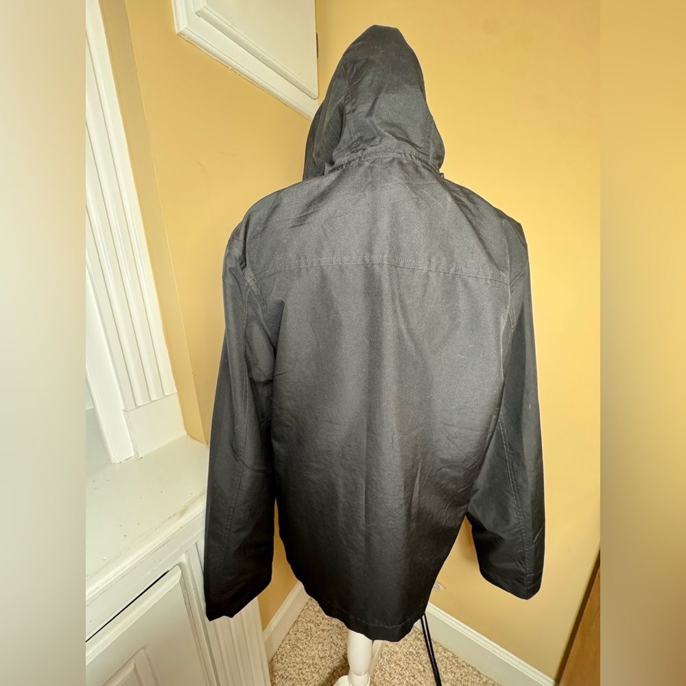Gap Women’s Hooded Windbreaker Jacket Black Size Small - Picture 7 of 9